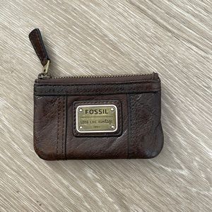 Fossil mini zip wallet